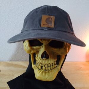 NWT Carhartt Logo  Leather Patch Strap Back Hat